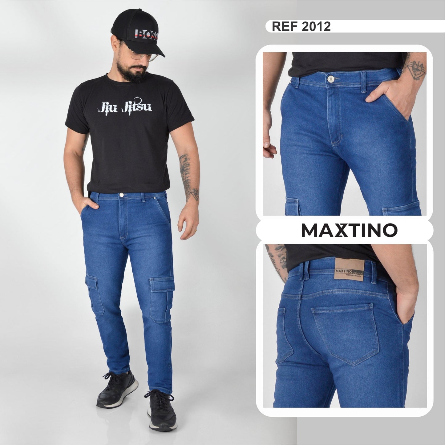 JEAN SLIM CONFORT CARGO HOMBRE 2012